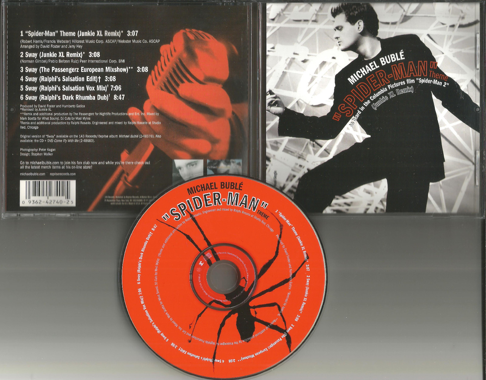 MICHAEL BUBLE Spiderman Sway 6TRX JUNKIE XL REMIXES Limited USA CD Single Rare