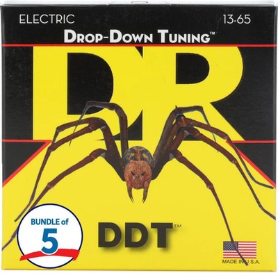 DR Strings DDT-13 Drop-Down Tuning Nickel Plated Steel Electric Guitar Strings -