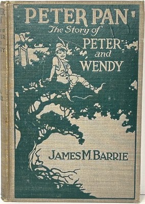   1911 PETER PAN AND WENDY Antique FIRST EDITION Childrens J M BARRIE vtg Disney