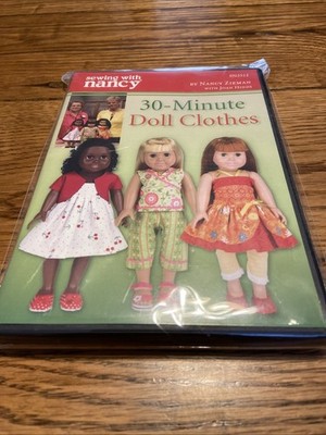 Sewing with Nancy DVD - 30-minute Doll Clothes New