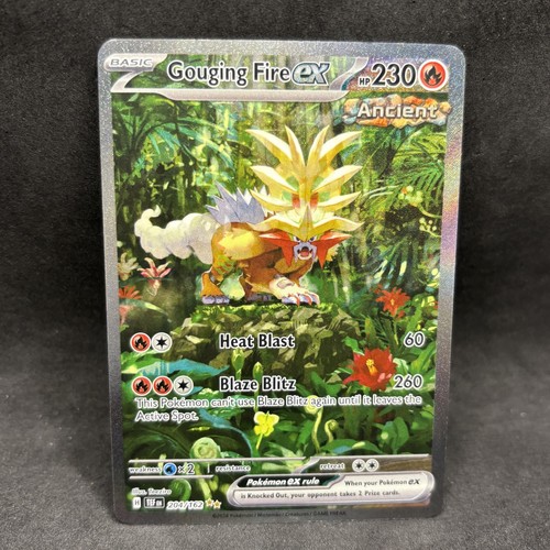 Pokemon - Gouging Fire ex 204/162 Special Illustration Rare - Temporal Forces NM