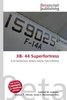 Lambert M. Surhone (U. A.) | XB- 44 Superfortress | Taschenbuch | Englisch