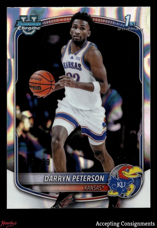 2025-26 Bowman Chrome University Lava Refractor Darryn Peterson 1/399 ROOKIE 1st