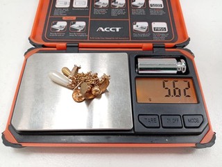 Bundle 9ct Yellow Gold Broken Jewellery Spares or Repairs Scrap 5.62g