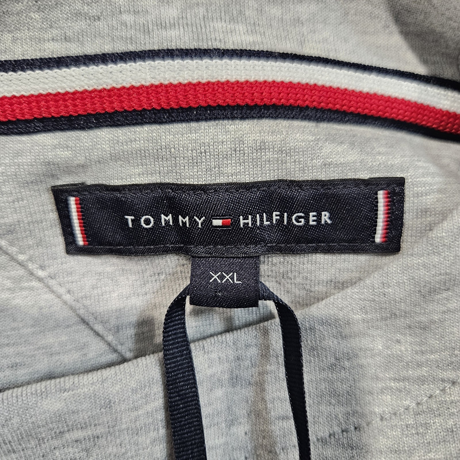 Tommy Hilfiger Men's XXL Light Grey Heather Tech Essentials Hoodie image 8