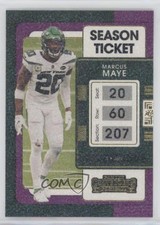 2021 Panini Contenders Stardust Marcus Maye #77 0xl5