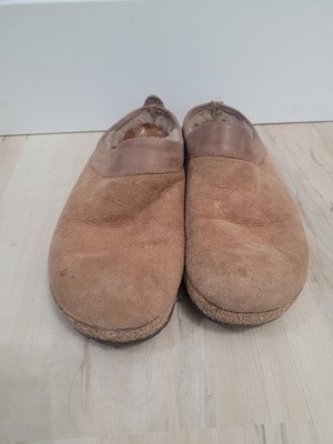 Haflinger Snowbird Slide On Shoes Womens Size 38 Brown Casual Shearling