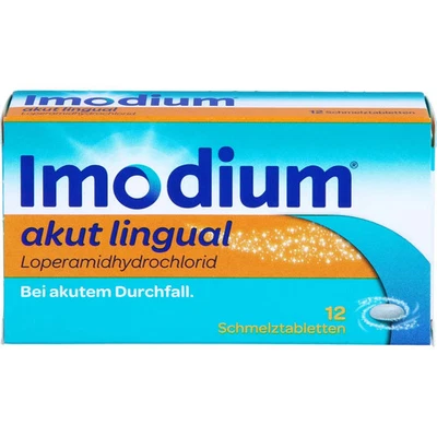 KENVUE GERMANY GMBH (OTC) IMODIUM akut lingual Schmelztabletten 12 St PZN 01689854