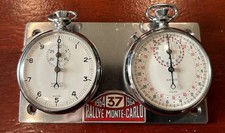Dash Mount Stopwatches made in USA 64 Rallye Monte Carlo Gallet Galco Rallyequip