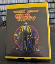 Dick Tracy (1990) Blu-Ray Warren Beatty Madonna Yellow Case
