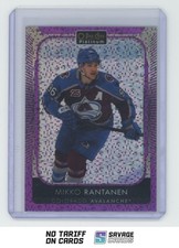 2021-22 O-Pee-Chee Platinum Violet Pixels Mikko Rantanen /299 #13 Colorado