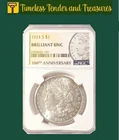 1921‑S Morgan $1 NGC BU • Rotated Die • VAM • Doubled • 100th Anniversary