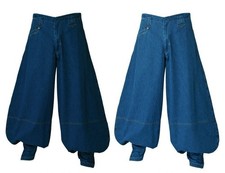 Nikkapokka Denim Japanese Tobi Workwear Ninja Style Nikka Working baggy Pants