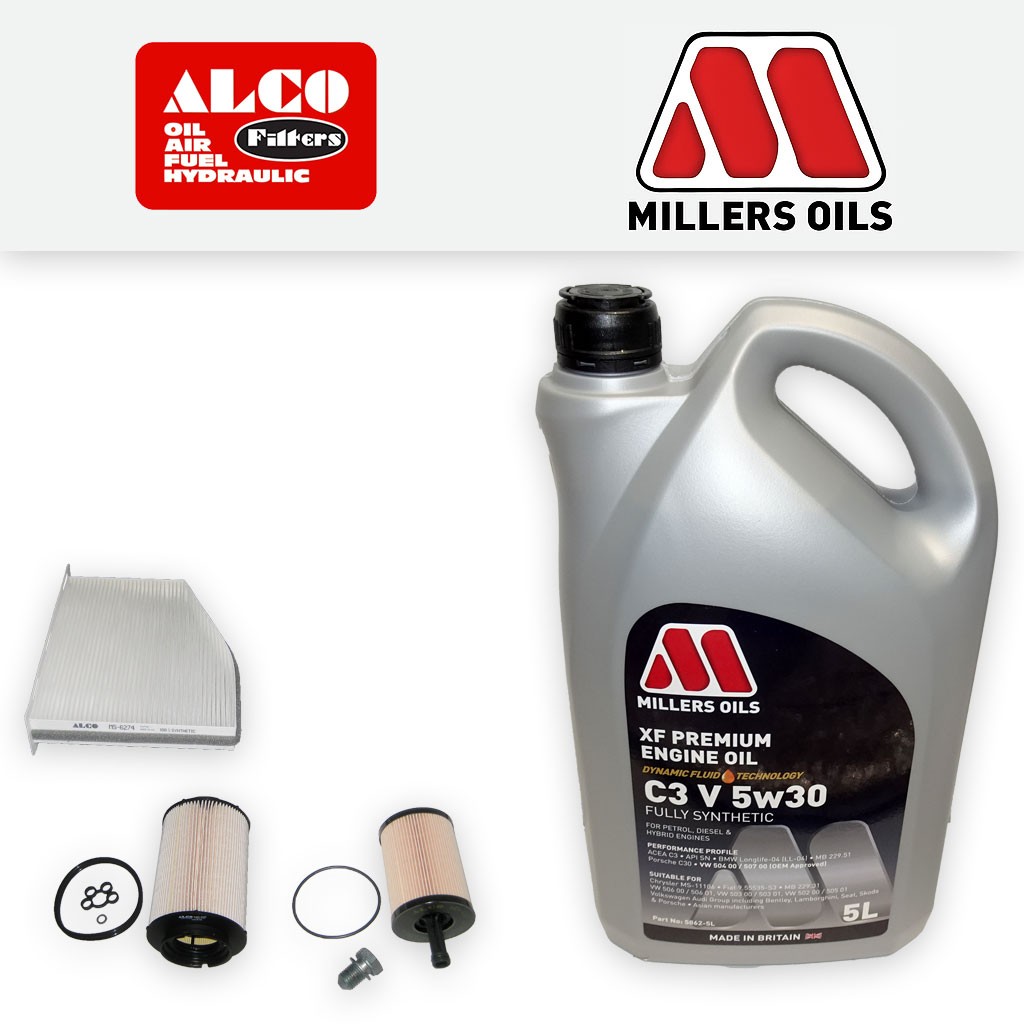 SERVICE KIT for SEAT ALTEA 5P 1.9 2.0 TDI OIL FUEL CABIN FILTER +OIL (2004-2005)