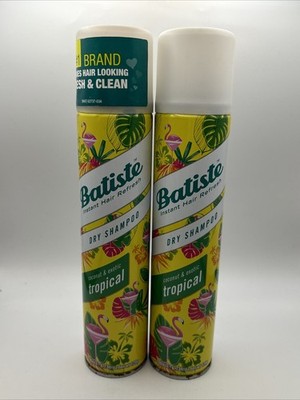 2 pack Batiste Dry Shampoo Tropical Coconut & Exotic 6.73 oz