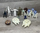Vintage 90s Random Mixed Lot of Star Wars Action Figures & Spacecrafts Ships