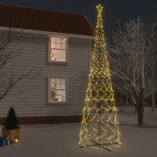 LED Weihnachtsbaum Kegelform Lichterbaum Weihnachtsdeko mehrere Auswahl vidaXL