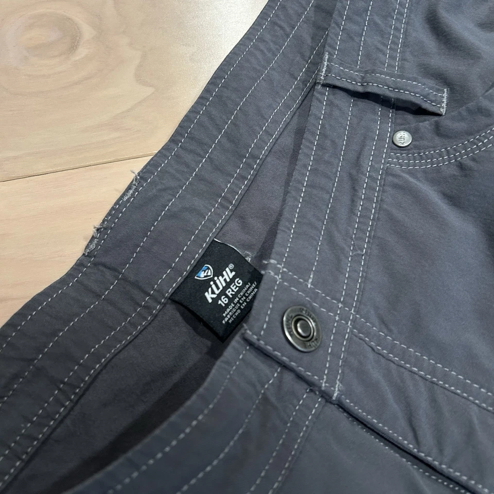 Kuhl Splash Roll Up Cargo Pants Gray Women’s 16 Reg - Image 3 of 4