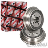 2X Ashika Bremstrommeln Hinten Passend FÜR CitroËN C-ELYSEE C3 DS3 Ds Ds