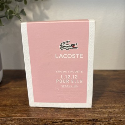 Brand New Lacoste L.12.12 Sparkling Women EDT lacoste Spray 1.6 fl oz not seal