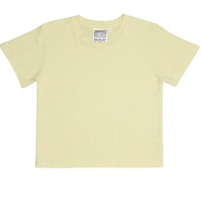 Jungmaven Cropped Lorel Tee Sun Bleached Size XS NWT T-Shirt Hemp Cotton