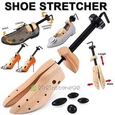 Premium Professional 2-Way Wooden Shoe Stretcher for Women Men, Shoe Widener