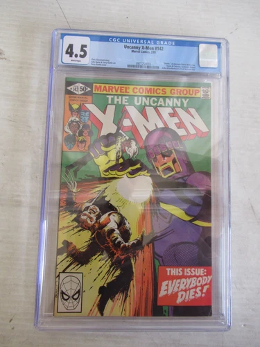 UNCANNY X-MEN #142 BY MARVEL CGC 4.5 GRADED COMIC 2/81