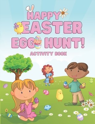 Design - Happy Easter Egg Hunt! Activity Book  Scissor Skills Colorin - X555z