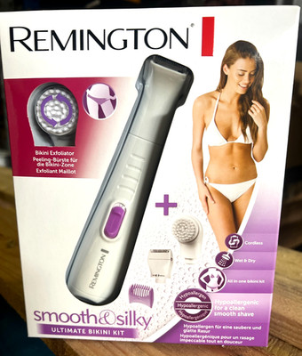 Remington Smooth & Silky Bikini Kit WPG4035 Trimmer Rasierer Set Weiß