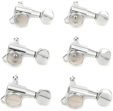 Gotoh SG381-05 Tuners - 6 In-line Right-handed, Chrome