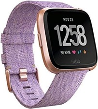 Fitbit Versa Special Edition Smart Watch, Lavender Woven, One Size
