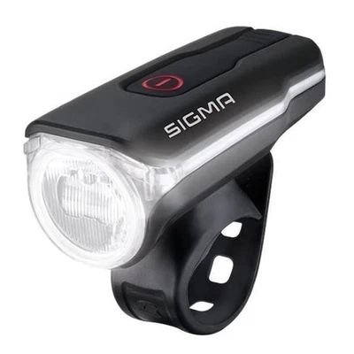 Fahrradbeleuchtung vorne wiederaufladbar über Micro-USB Sigma Aura 60 Lenkerhal - Bild 1 von 4