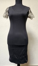 Women's Small Junior Black Capover Shortsleeve Dress By M.M