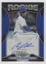 2019 Panini Prizm Rookie Auto Blue Prizm CD Pelham #RA-CP Auto w5b