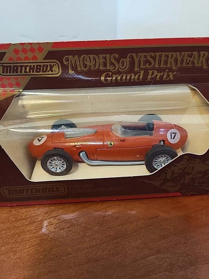 Matchbox modelos de antaño 16/1960 Ferrari Dino 246/v12 Grand Prix nuevo en caja Foto 2 de 4