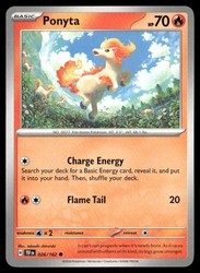 Ponyta 026/162 Temporal Forces Common