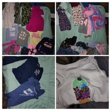 KIDS CLOTHES SPRING SUMMER GIRLS LOT OF 20PCS MIX N MATCH SIZE 7-8 USED GOOD