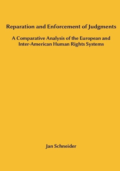 Jan Schneider | Reparation And Enforcement Of Judgments | Taschenbuch | Englisch-image