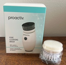 Proactiv PORE CLEANSING BRUSH Charcoal Infused Face Brush w/additional brushes