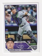 2023 TOPPS SERIES 1 BASEBALL BRIAN SERVEN ROOKIE CARD 41