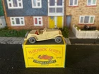 VINTAGE LESNEY-MATCHBOX 1-75 SERIES No19a MG 'TF' Roadster &Driver 1959 Ex Boxed