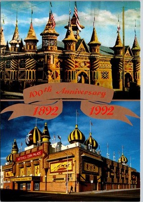 Mitchell South Dakota Corn Palace 100th Anniversary Continental Postcard A371