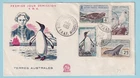 French Southern Antarctic TAAF 1960 Wildlife FDC St. Paul Amsterdam Cancel