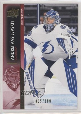 2021-22 Upper Deck Series 1 Exclusives 35/100 Andrei Vasilevskiy #165 y4i