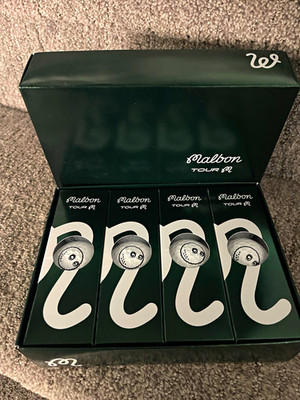 Malbon BUCKETS TOUR M Tour Preferred Golf Balls White - Dozen (12 Pack)