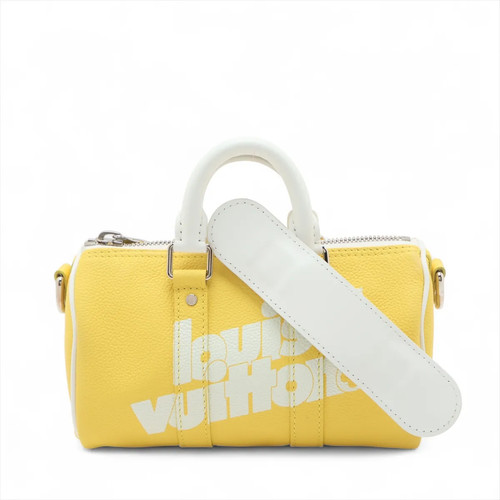 Louis Vuitton Taurillon Keepall XS M80842 Yellow There was an RFID response