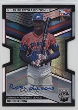2023 Panini Elite Extra Edition Signatures Die-Cut 150/399 Roni Garcia Auto v1x