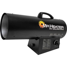 Mr. Heater Forced Air Propane Heater, 125,000 BTU, 3125 Sq. Ft. Capacity,