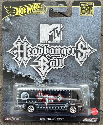 Hot Wheels Premium Pop Culture MTV Headbangers Ball HW Tour Bus