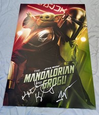 Jon Favreau & Kathleen Kennedy Signed 12x18 Photo Mandalorian And Grogu Proof